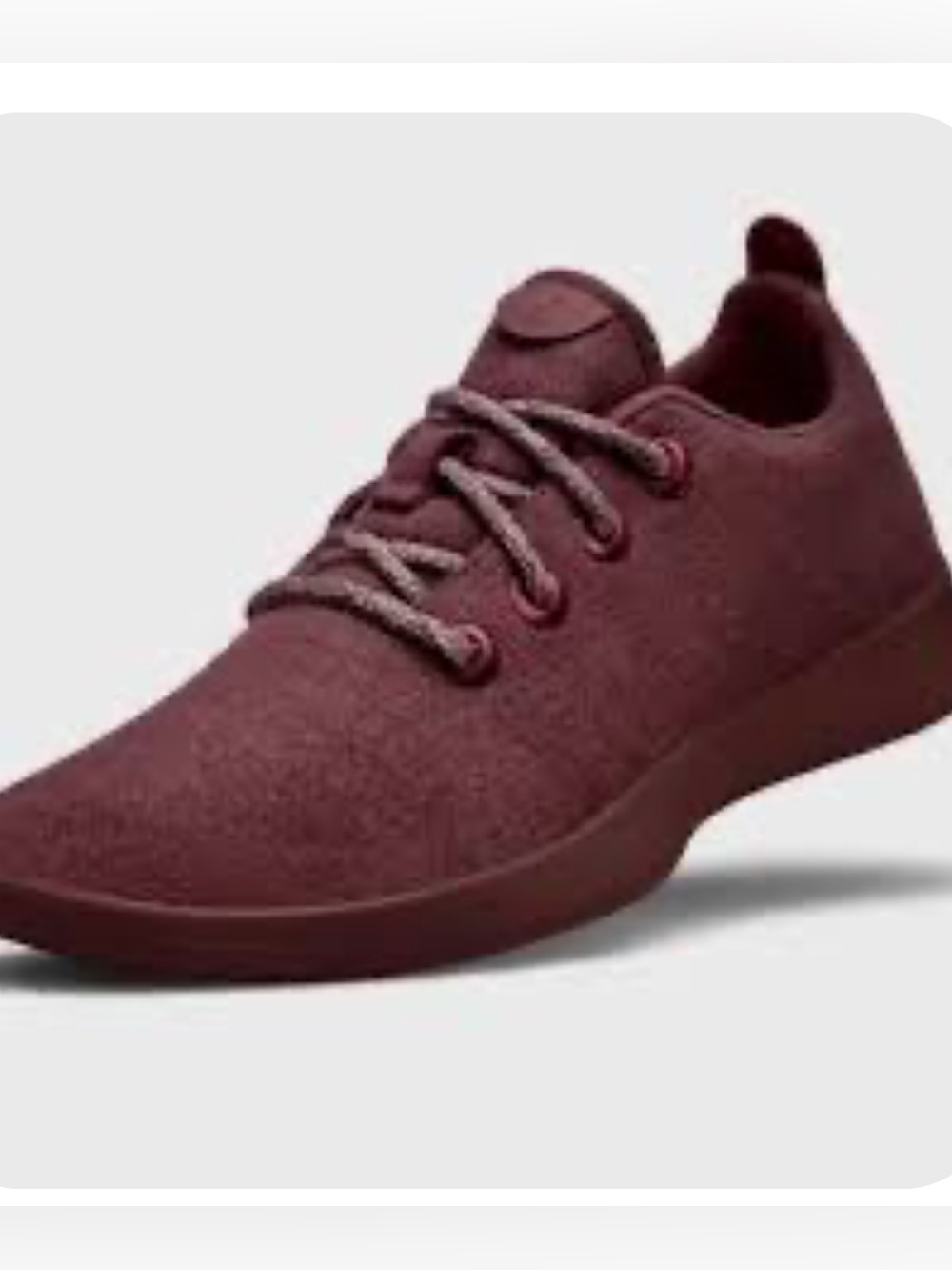 ALLBIRDS women’s wool runner tuke jam burgundy -7-NIB!